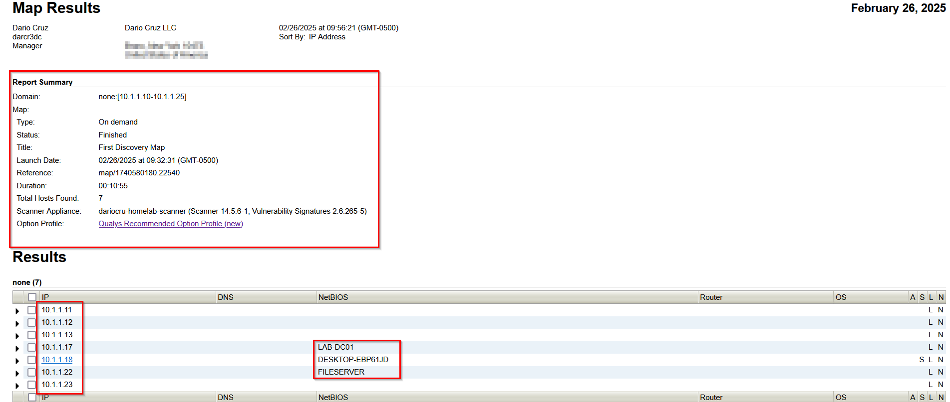 Qualys Report Full Detail